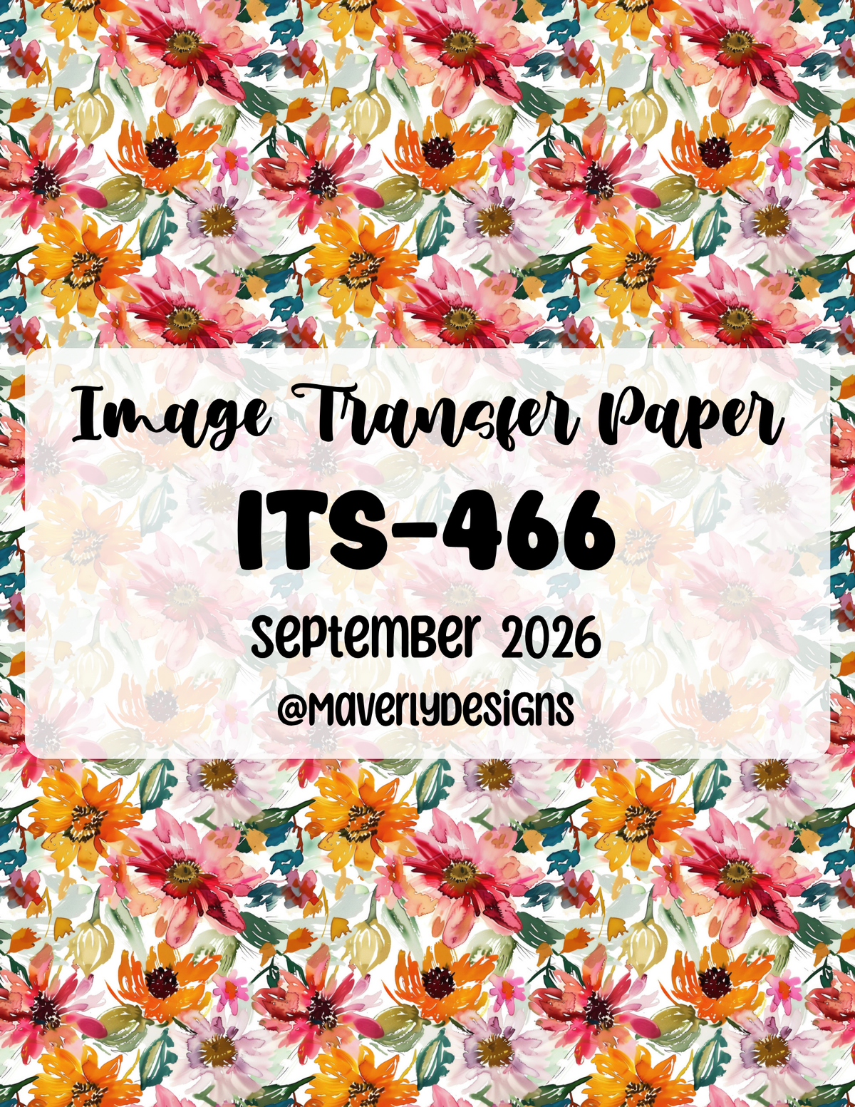 ITS-466 - Transfer Paper - September 2026 Launch