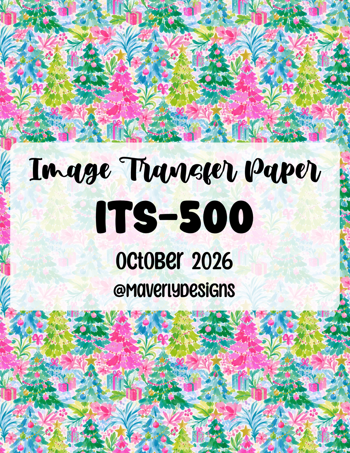 ITS-500 - Transfer Paper - October 2026 Launch