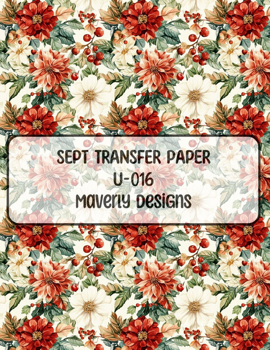 U-016 - September 2024 - Transfer Paper