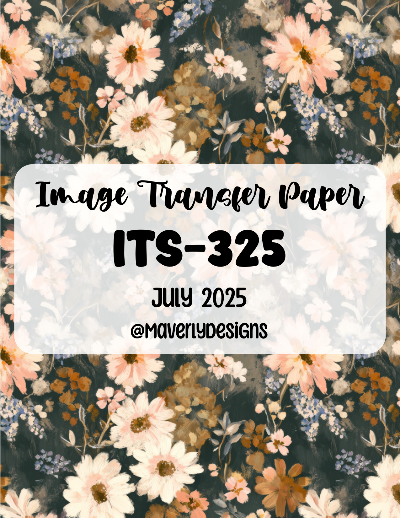 ITS-325 - Transfer Paper - July 2025 Launch