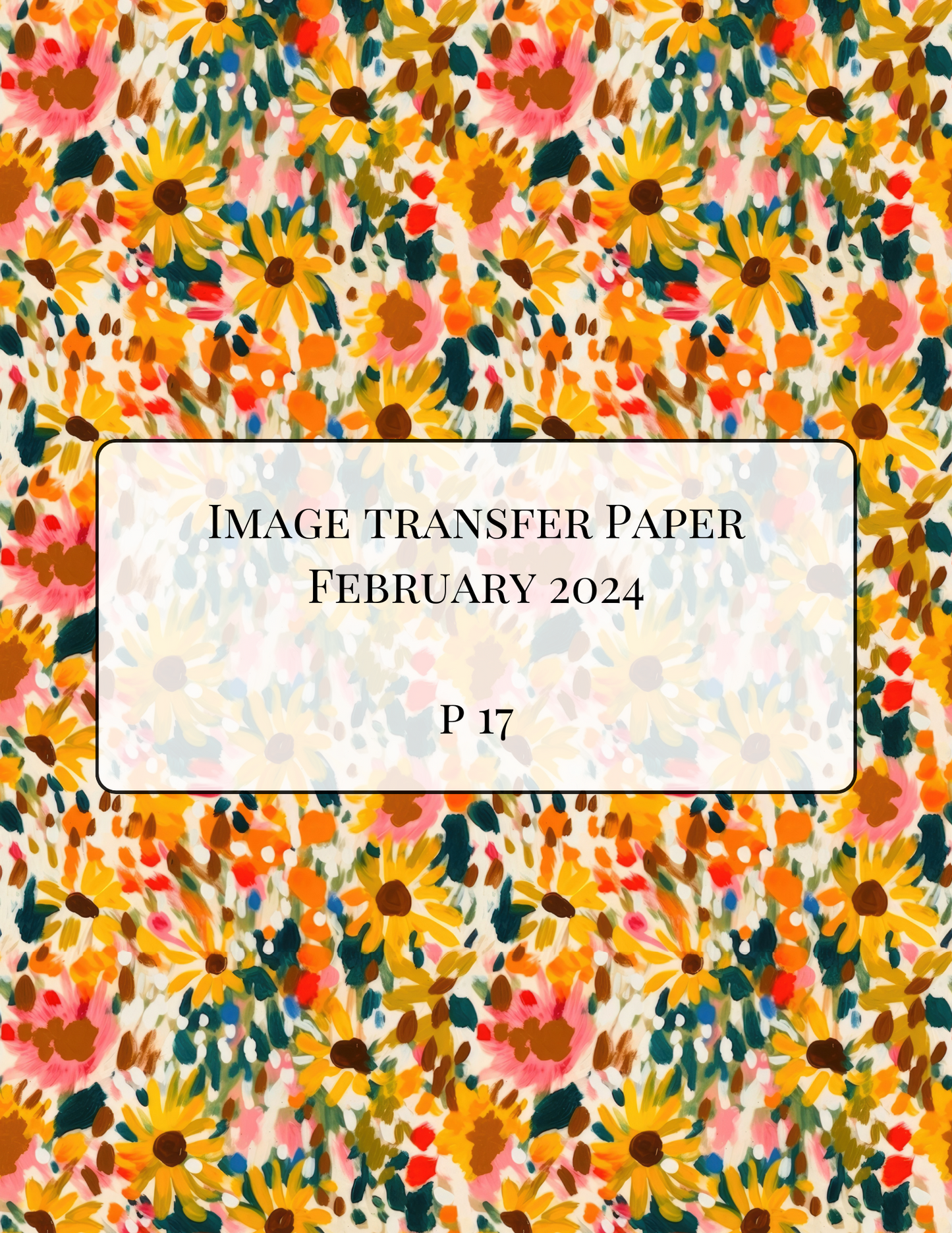 ITS-116 - IMAGE TRANSFER PAPER (P17)
