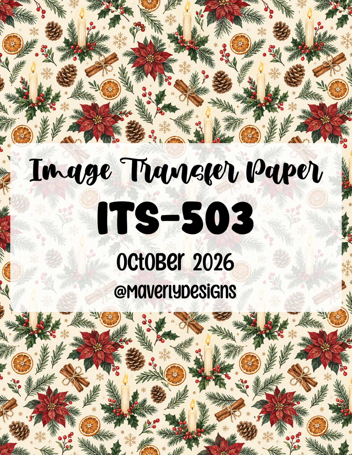 ITS-503 - Transfer Paper - October 2026 Launch