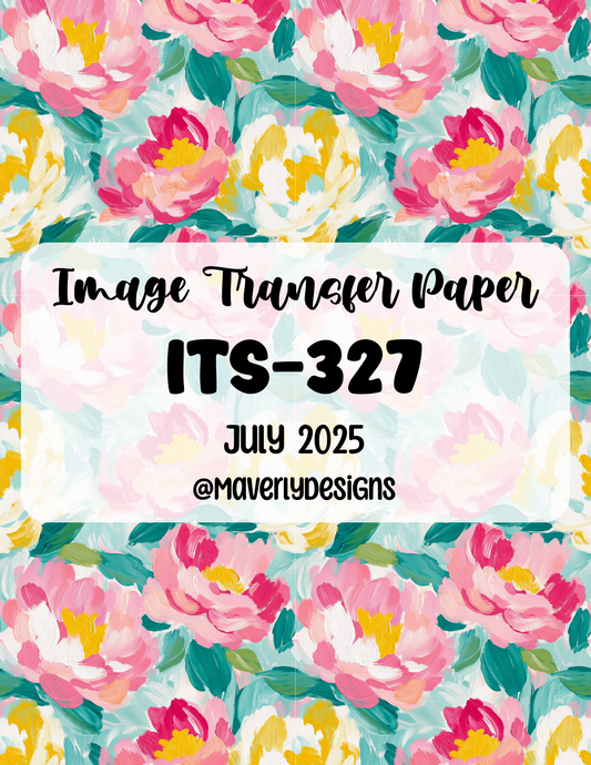 ITS-327 - Transfer Paper - July 2025 Launch