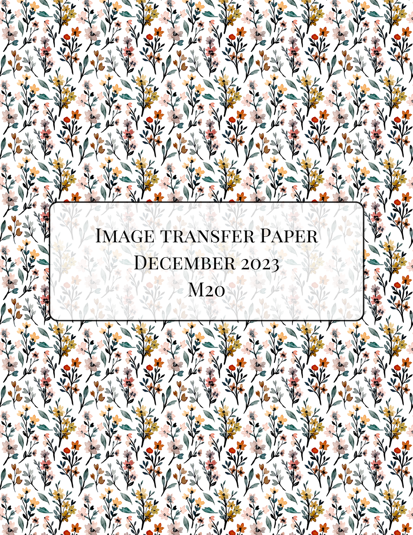ITS-095 - IMAGE TRANSFER PAPER (M20)