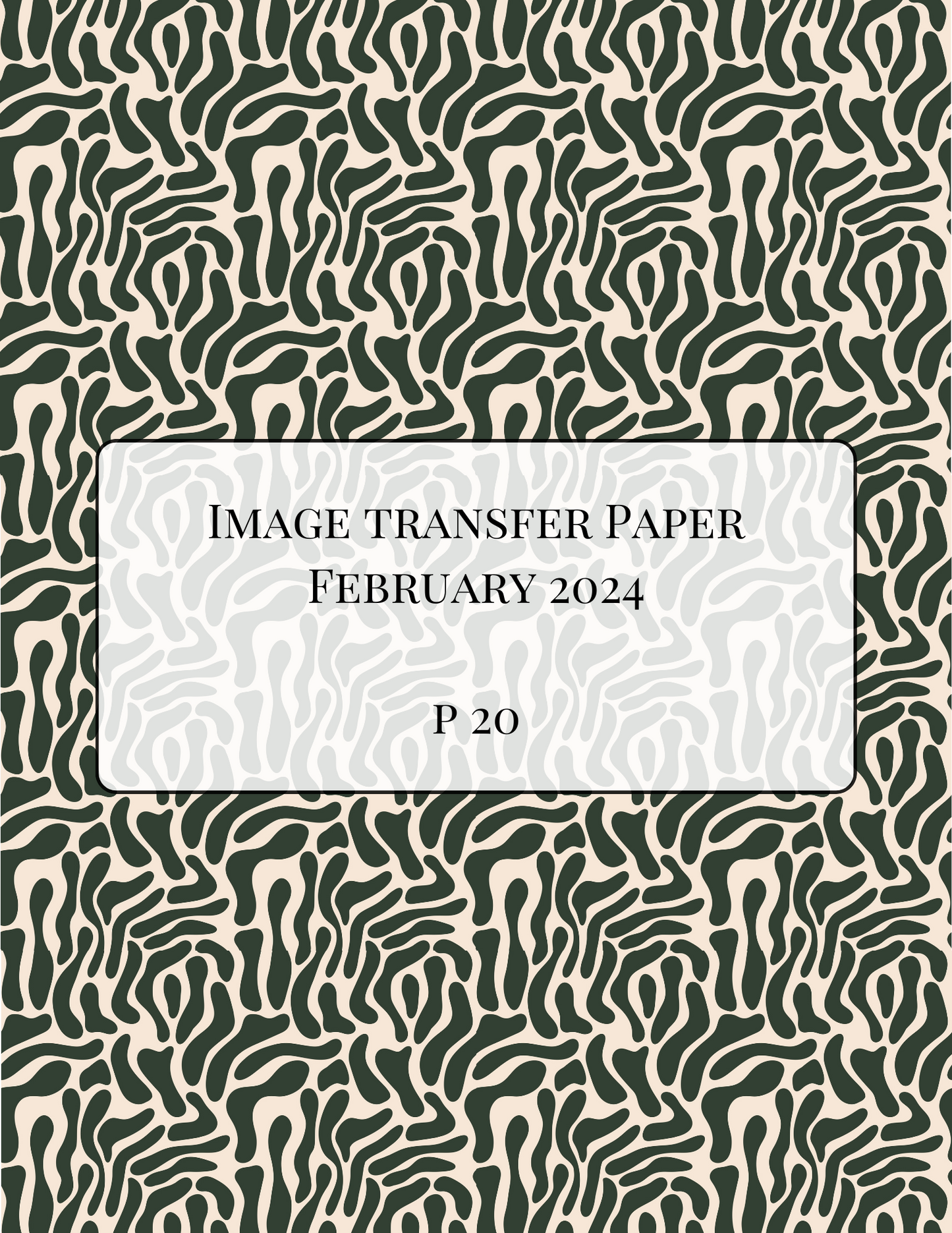 ITS-119 - IMAGE TRANSFER PAPER (P20)