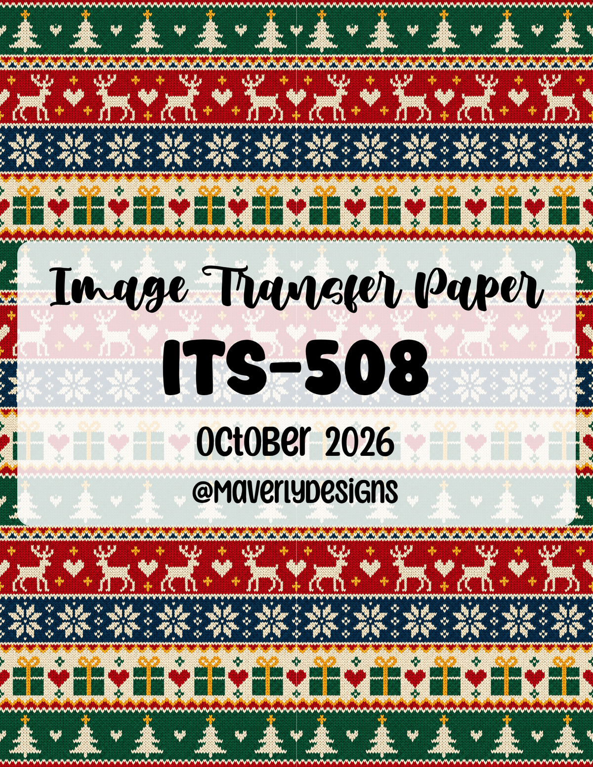 ITS-508 - Transfer Paper - October 2026 Launch