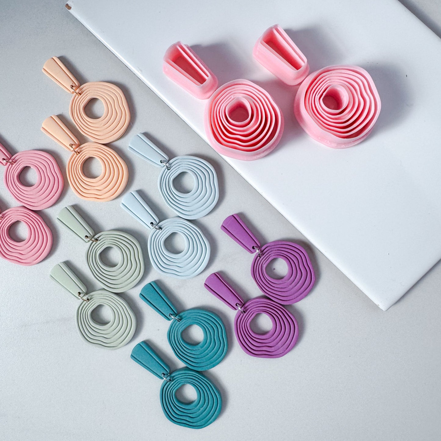 Estelle - Mirrored Set Duo - Imprint Window Clay Cutter - April 2025 Launch