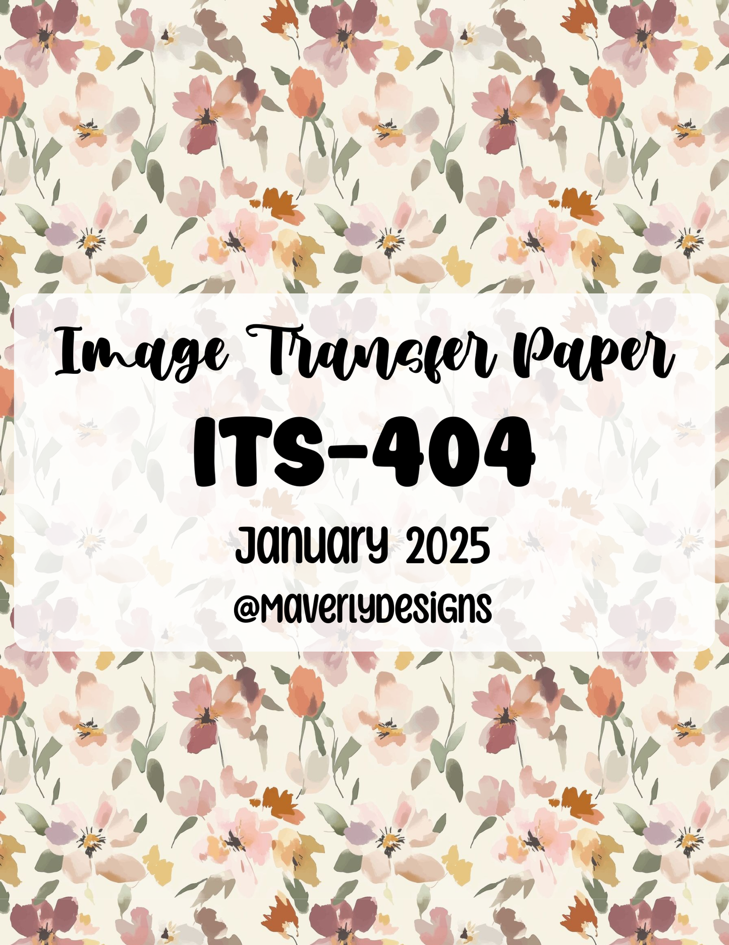 ITS-404 - Transfer Paper - January 2026 Launch