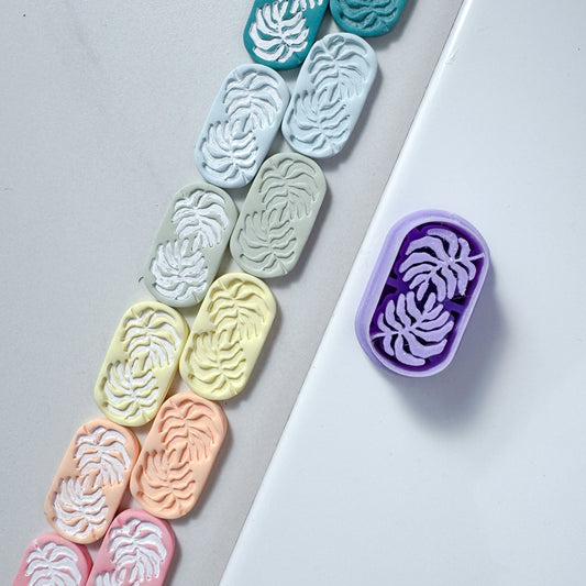 Palm Oval - Imprint Clay Cutter - April 2025 Launch
