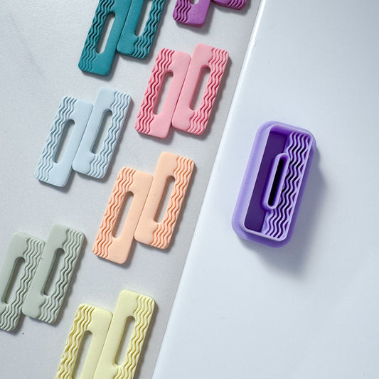 Rectangle Squiggle Window Clay Cutter - April 2025 Launch