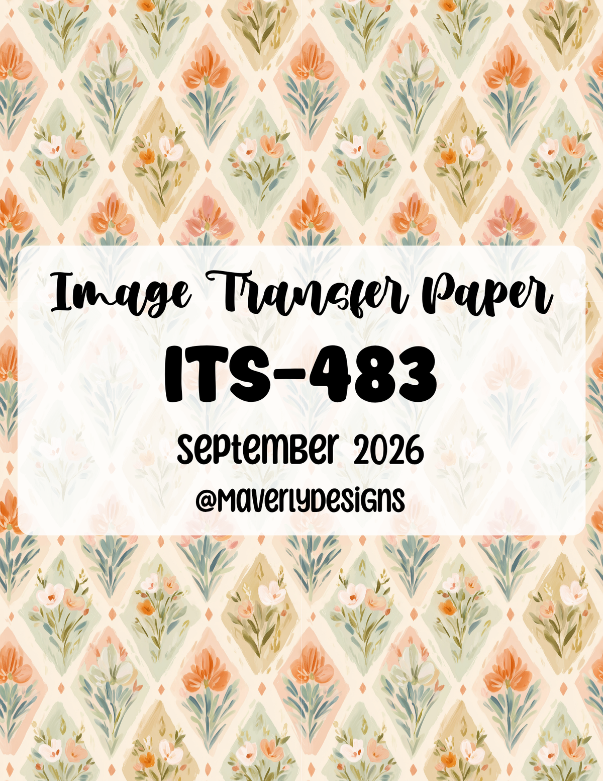 ITS-483 - Transfer Paper - September 2026 Launch