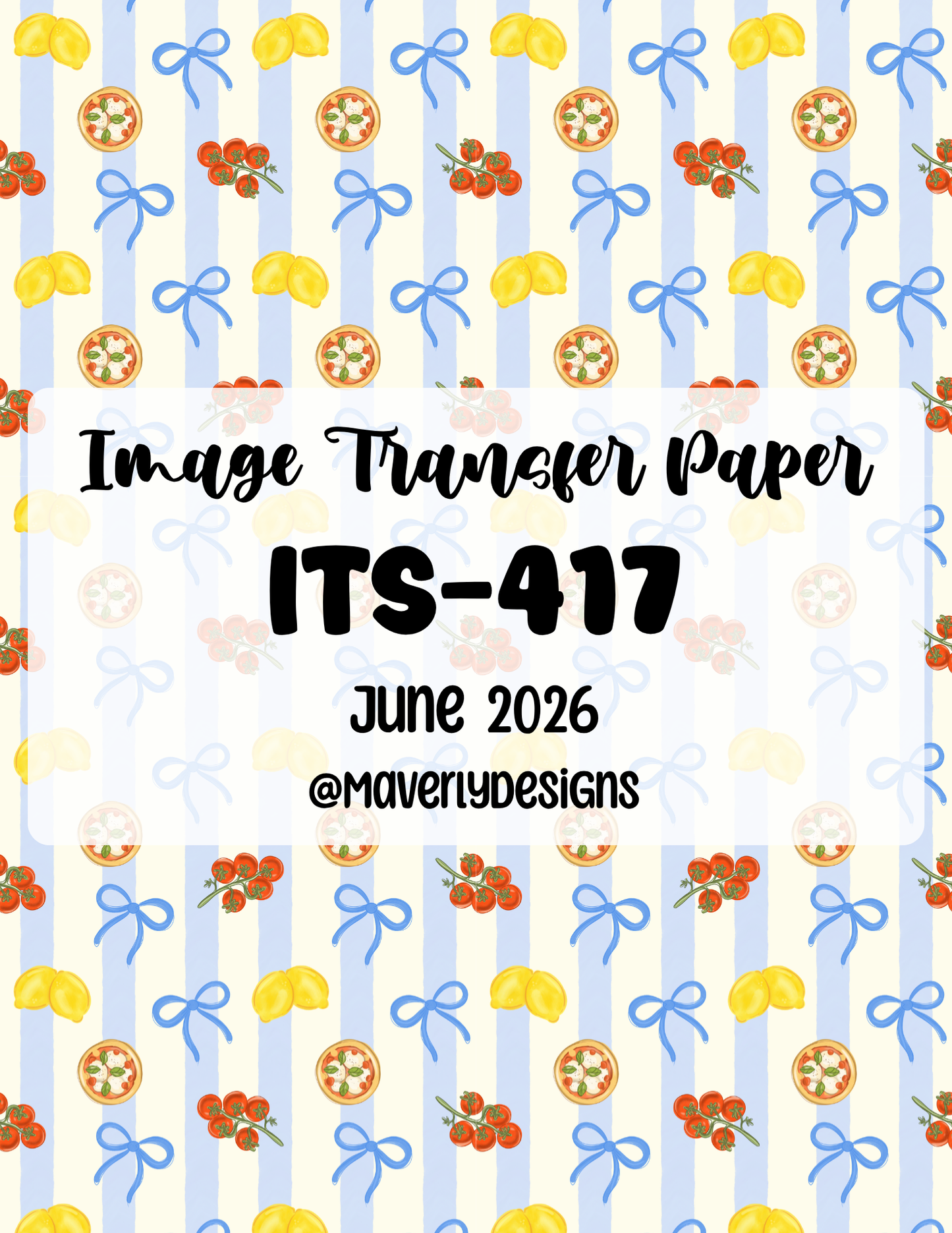 ITS-417 - Transfer Paper - June 2026 Launch