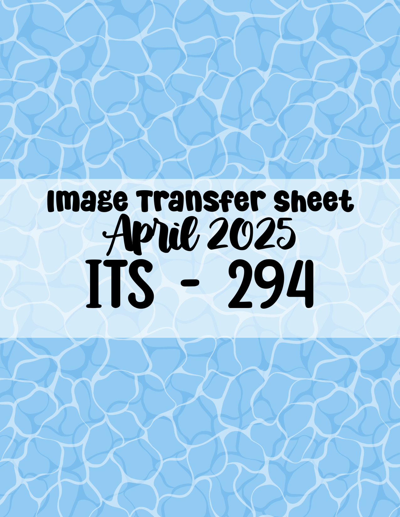 ITS-294- Transfer Paper - April 2025 Launch