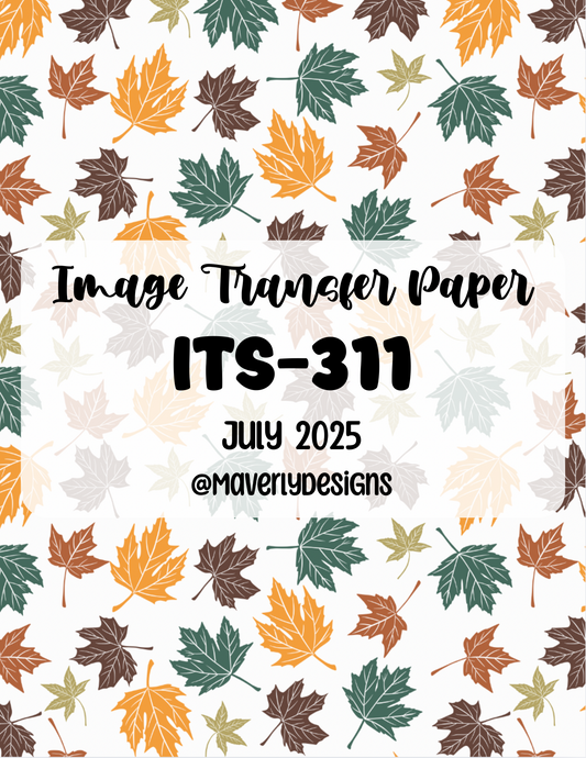 ITS-311 - Transfer Paper - July 2025 Launch