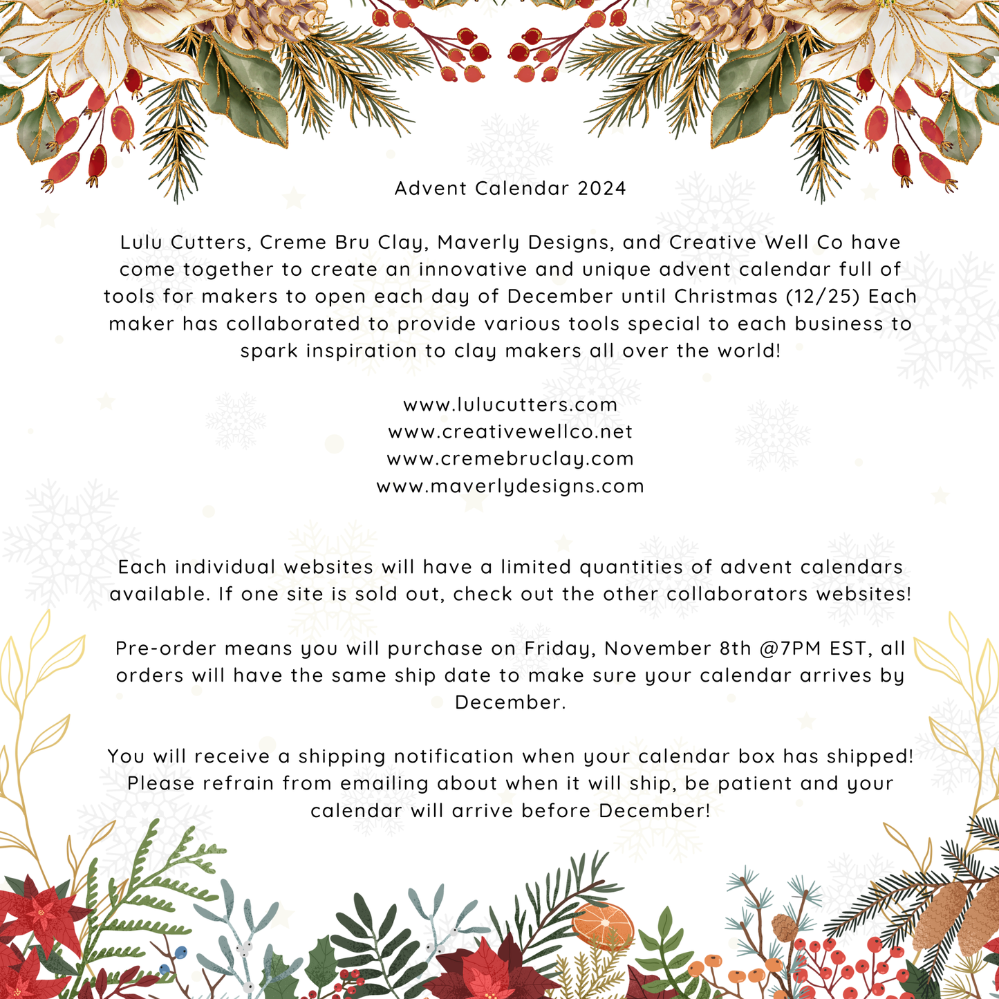 Advent Calendar 2024 - 50% off!