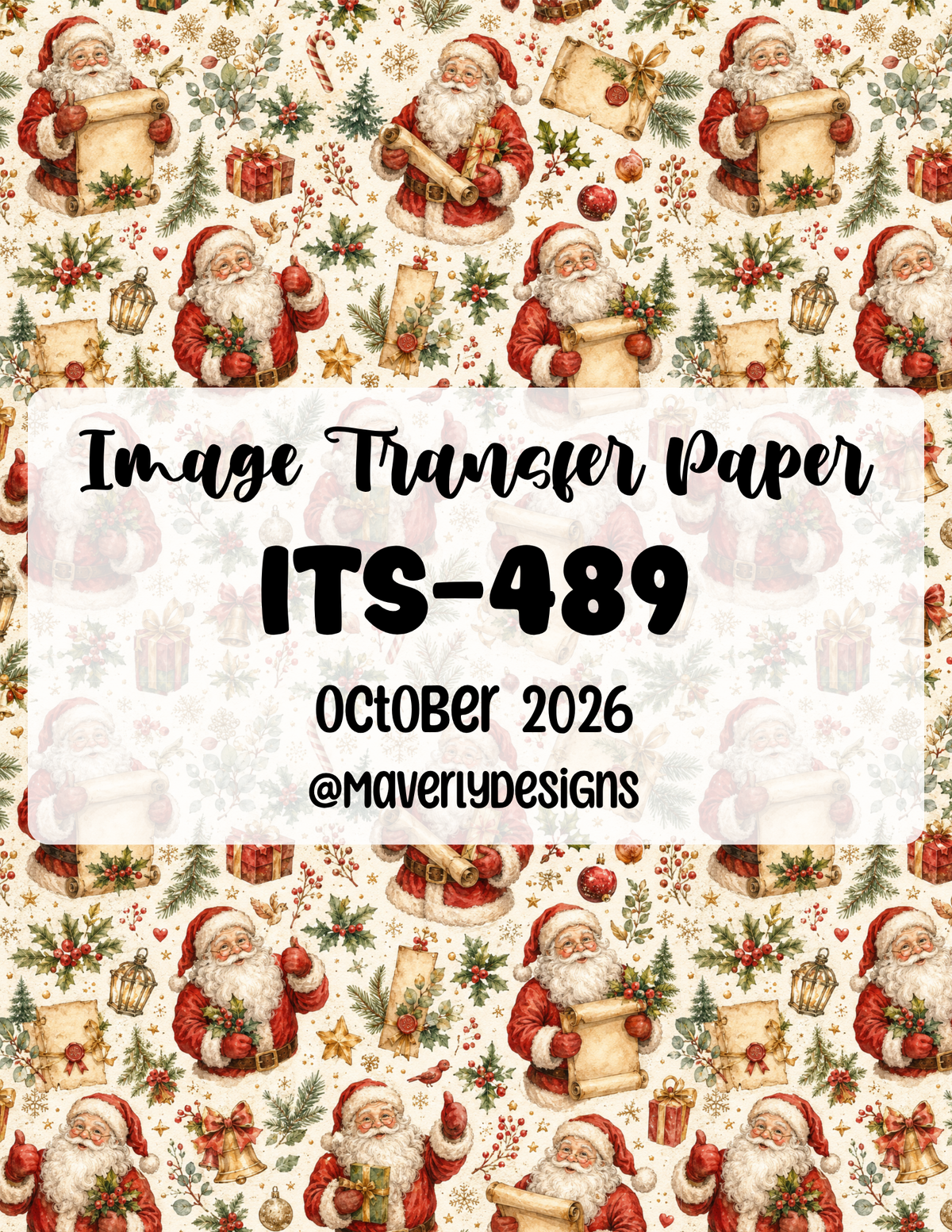 ITS-489 - Transfer Paper - October 2026 Launch