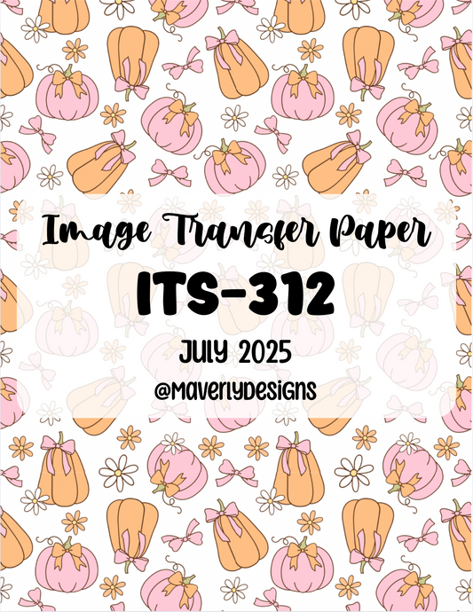 ITS-312 - Transfer Paper - July 2025 Launch