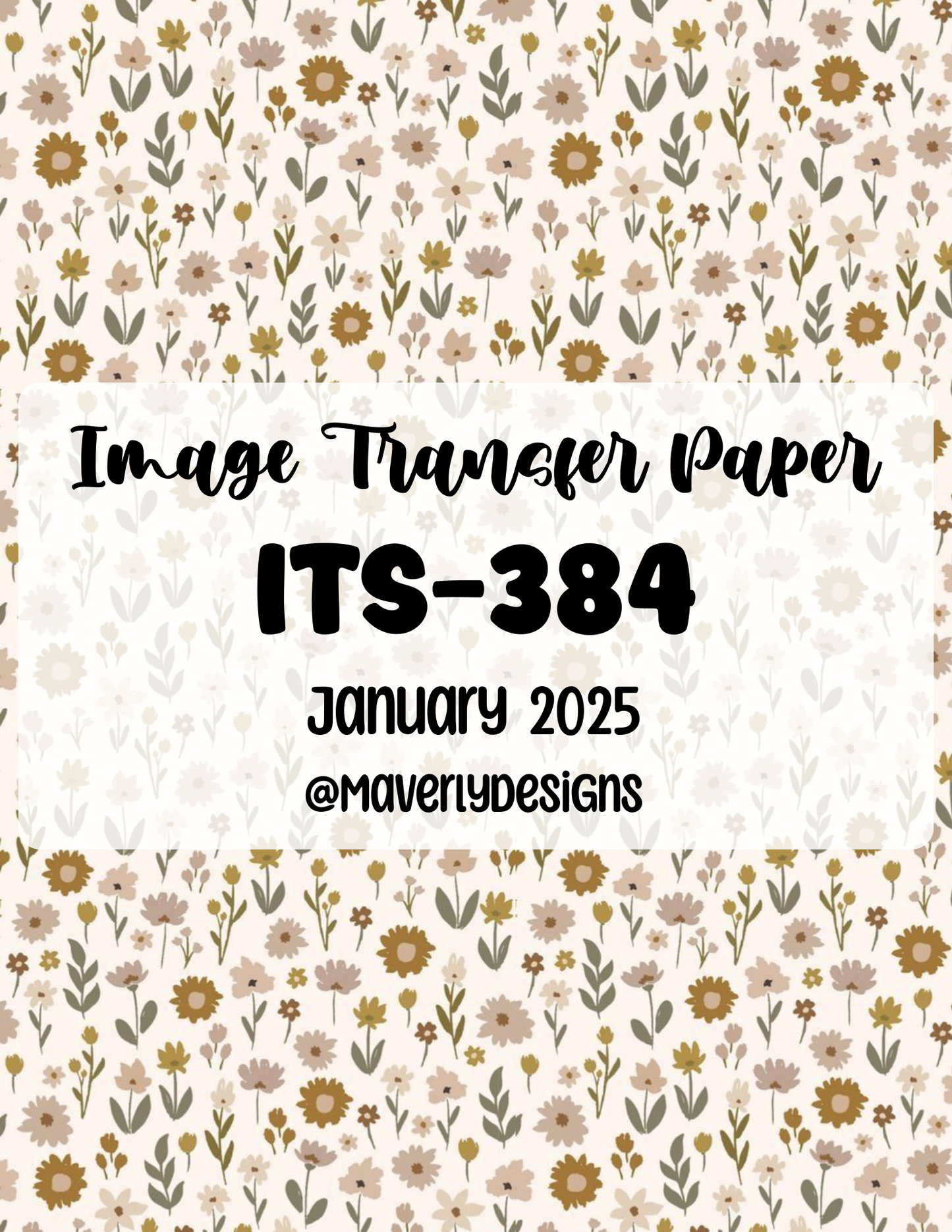 ITS-384 - Transfer Paper - January 2026 Launch