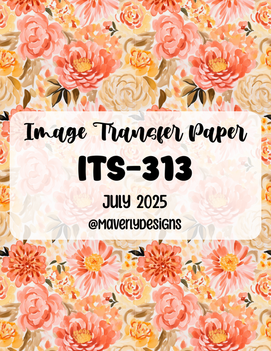 ITS-313 - Transfer Paper - July 2025 Launch