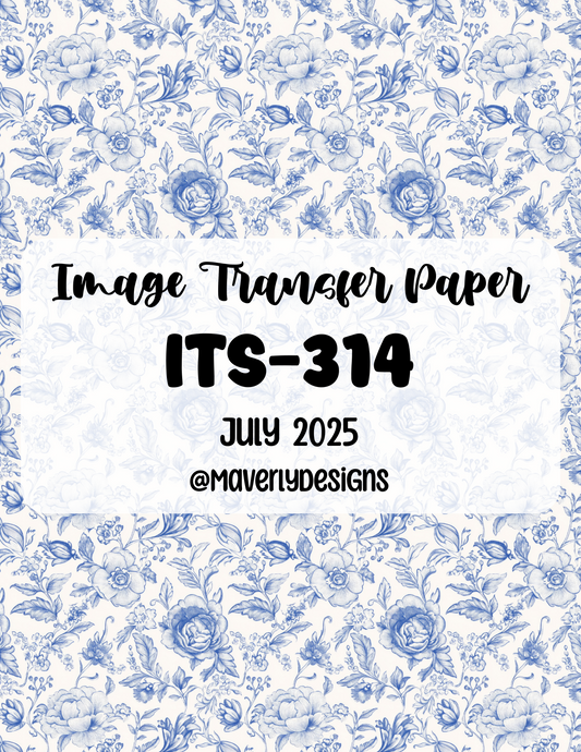 ITS-314 - Transfer Paper - July 2025 Launch