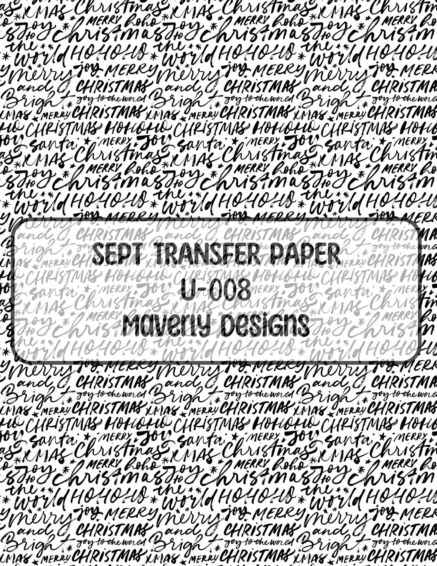U-008 - September 2024 - Transfer Paper