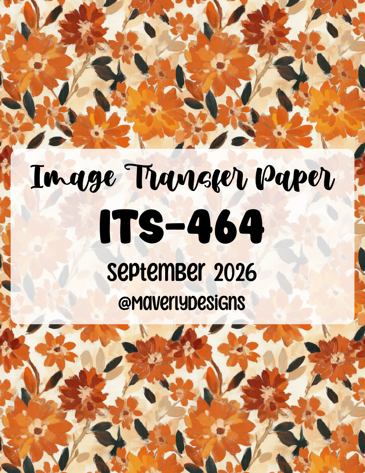 ITS-464 - Transfer Paper - September 2026 Launch
