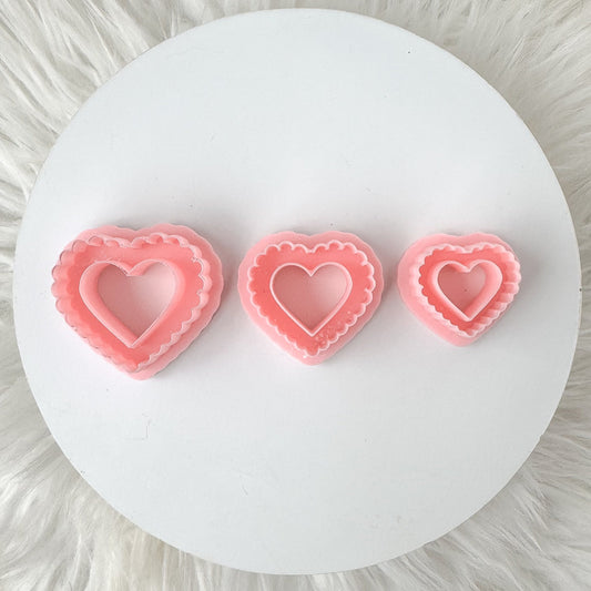 Scalloped Heart Window - Valentines Day Collection - December 2024