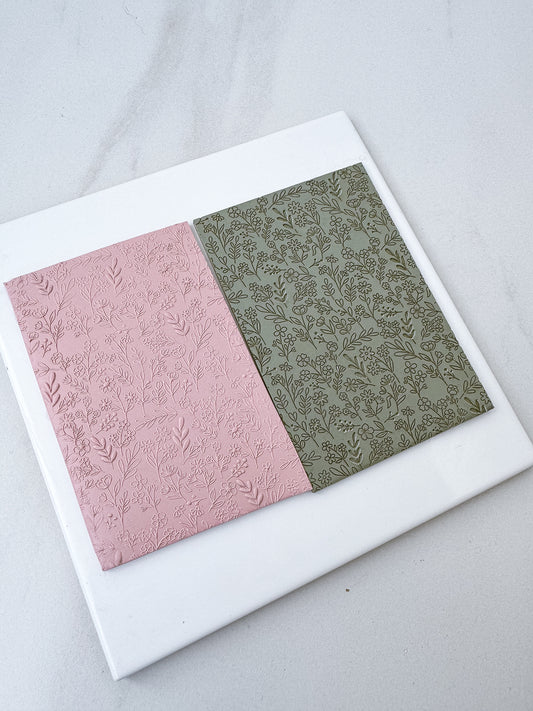 Floral Scatter Texture Mat - January 2024