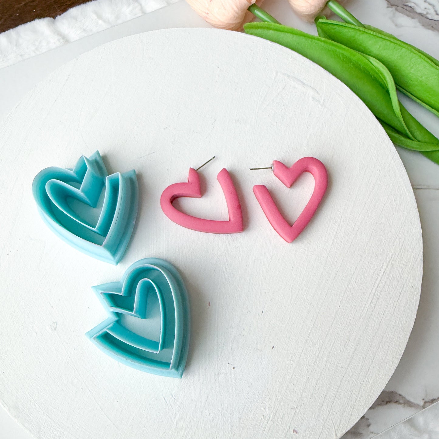 Heart Hoop Mirrored Set Clay Cutter - December 2025 Launch