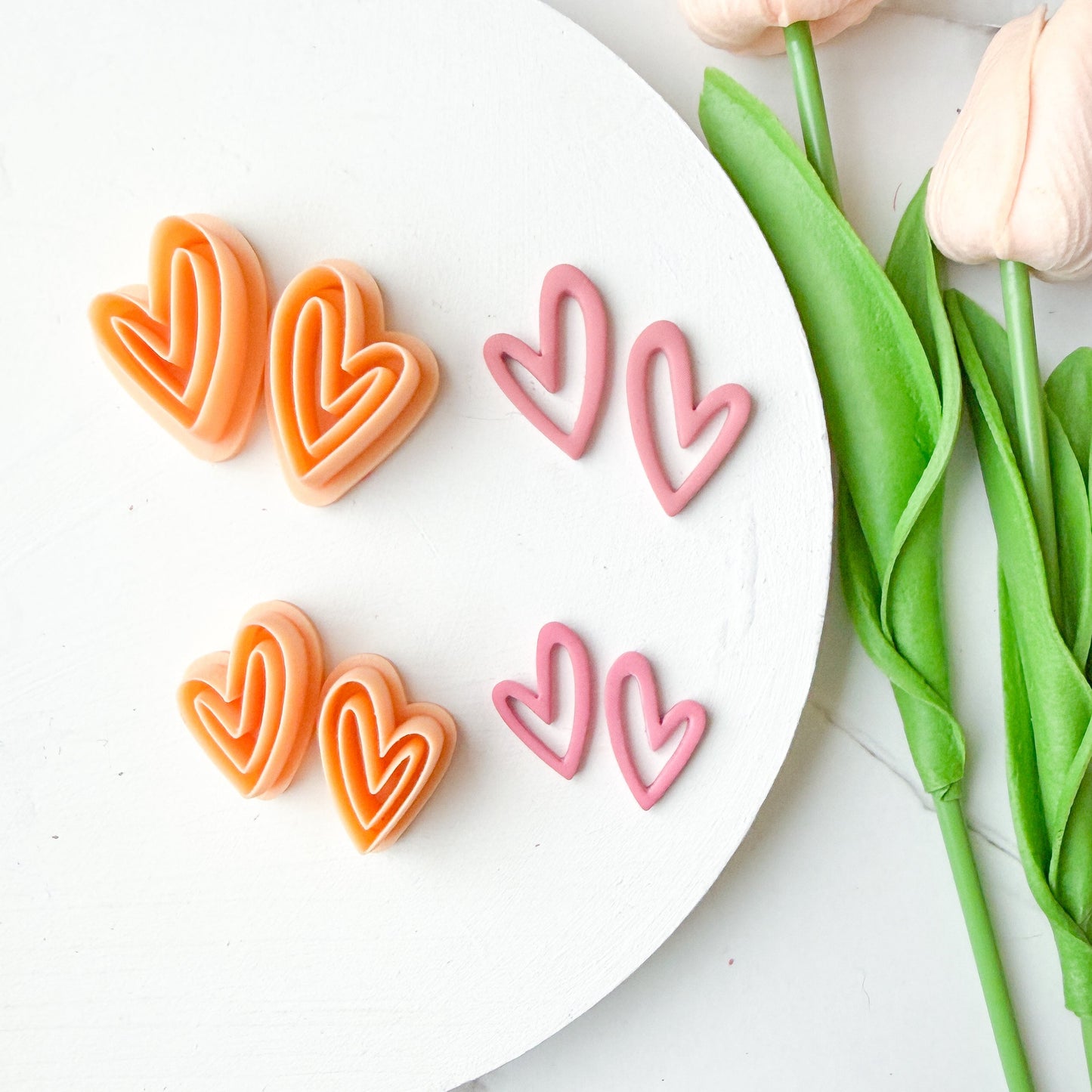 Sketched Window Heart Clay Cutter - December 2025 Launch