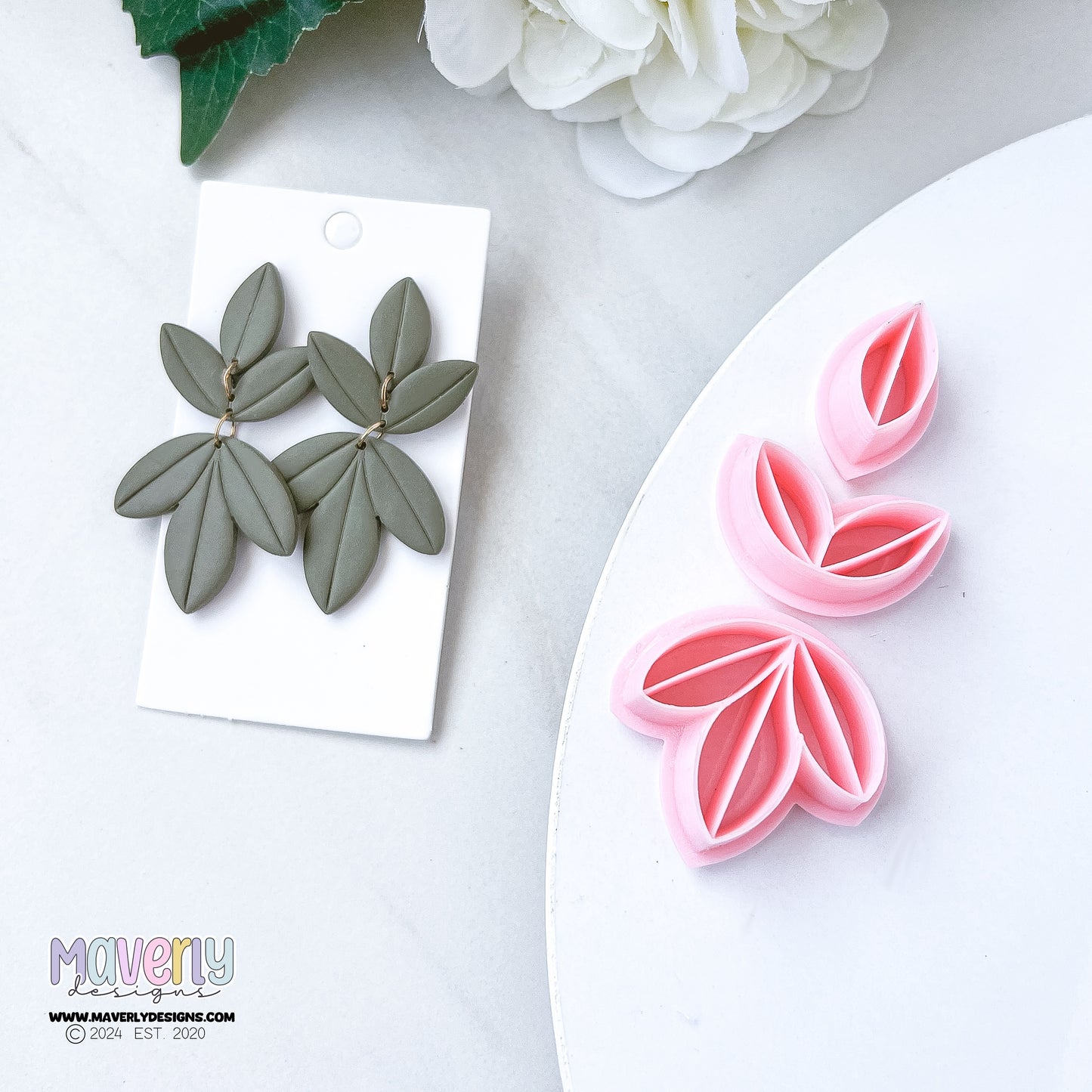 Leaf Imprint Trio Clay Cutter - September 2024 Launch