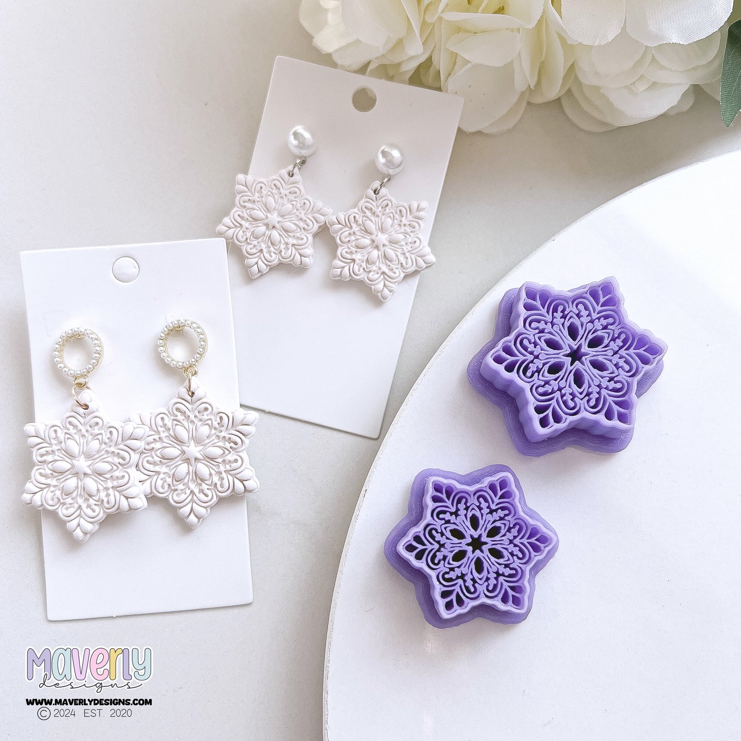 Imprint Snowflake Clay Cutter - September 2024 Launch