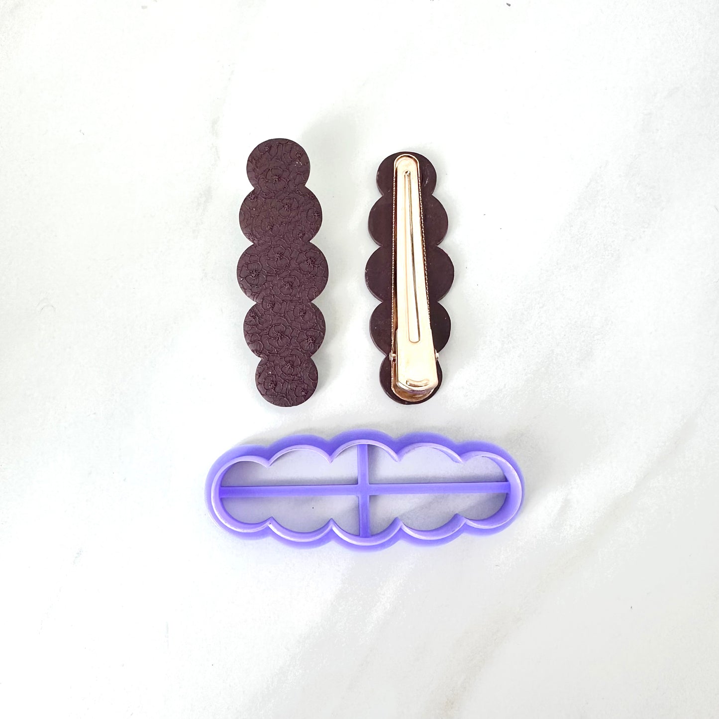 Scalloped Oval - BC06 & BC07 - Barrette Cutters - 91523