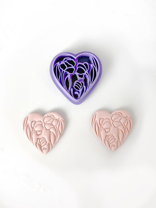 Floral Heart Valentines Cutter- December 2023
