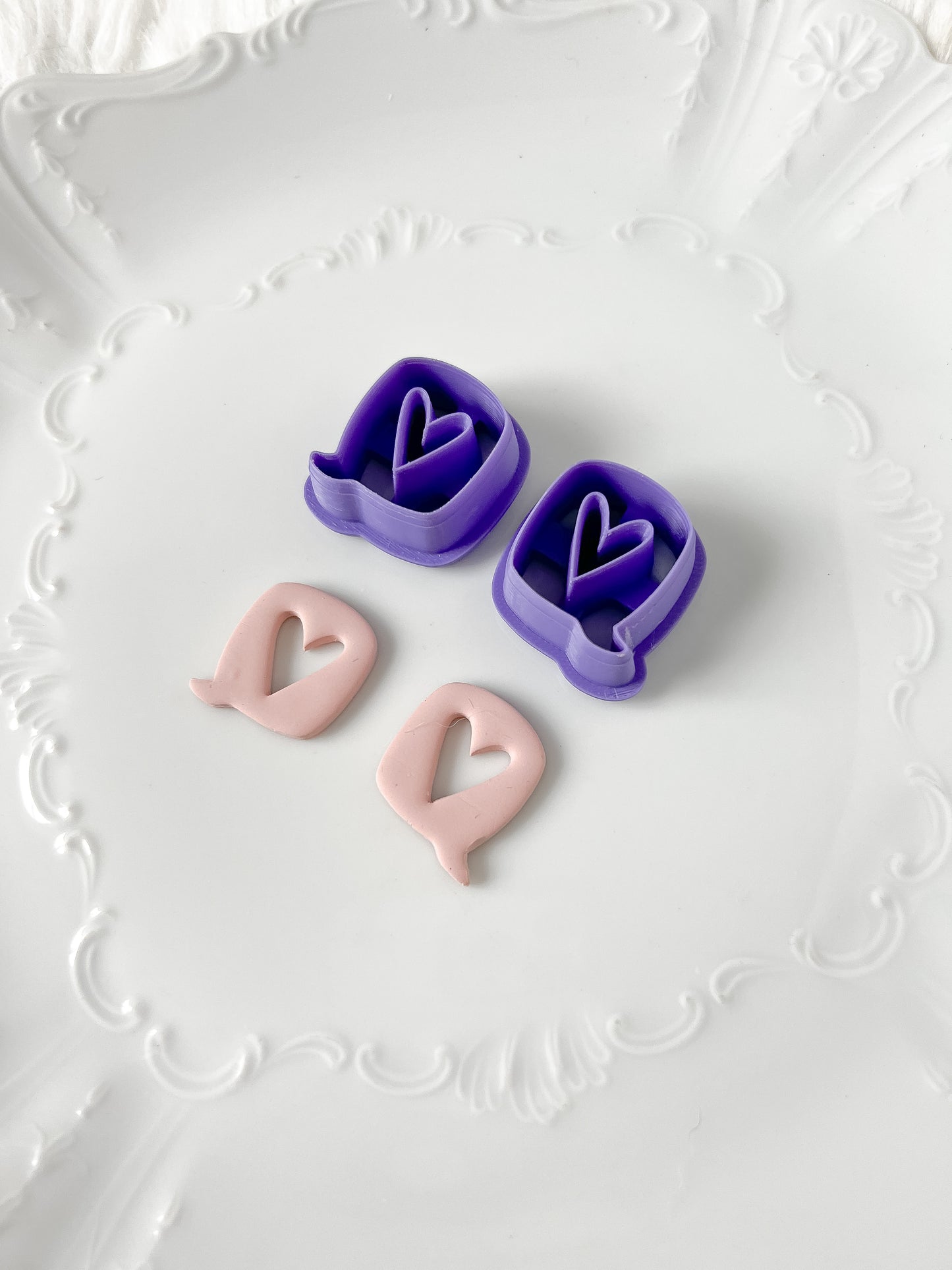 Heart Chat Bubble Clay Cutter - December 2023
