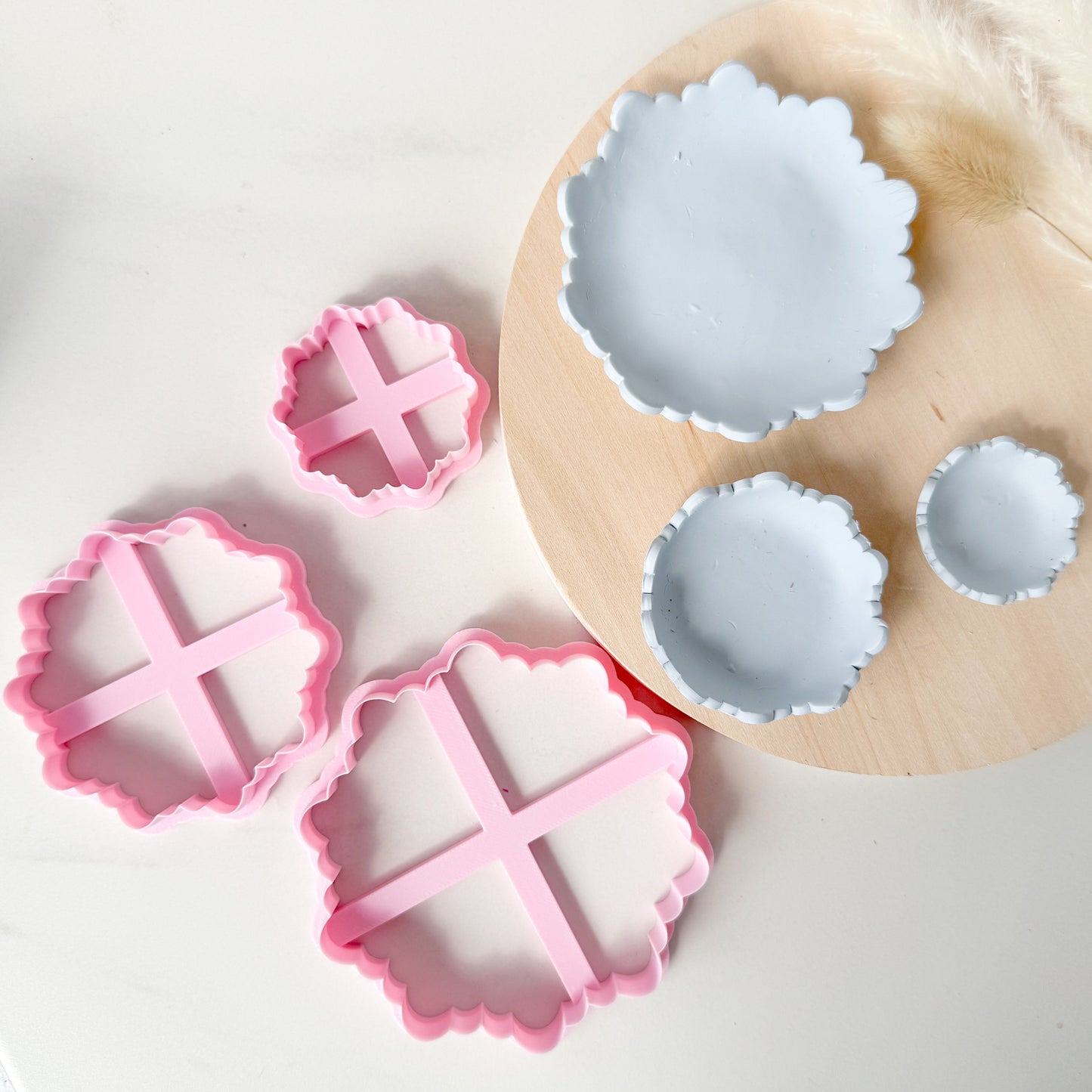Dreamy Scalloped Trinket Dish Clay Cutter - June 2025 Launch