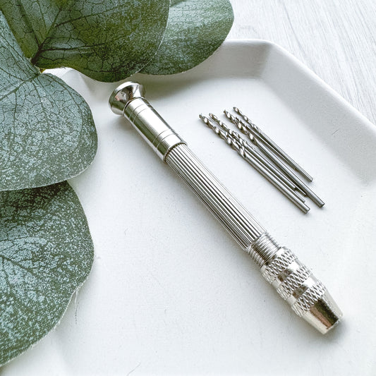 Hand Drill and Bit Pieces