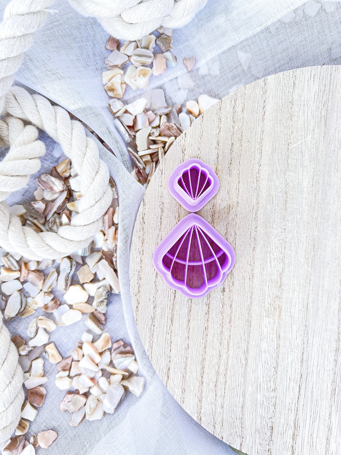 Scalloped Shell Duo Cutter - May Launch