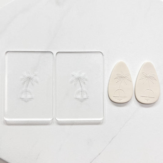 Palm Tree Acrylic Tile