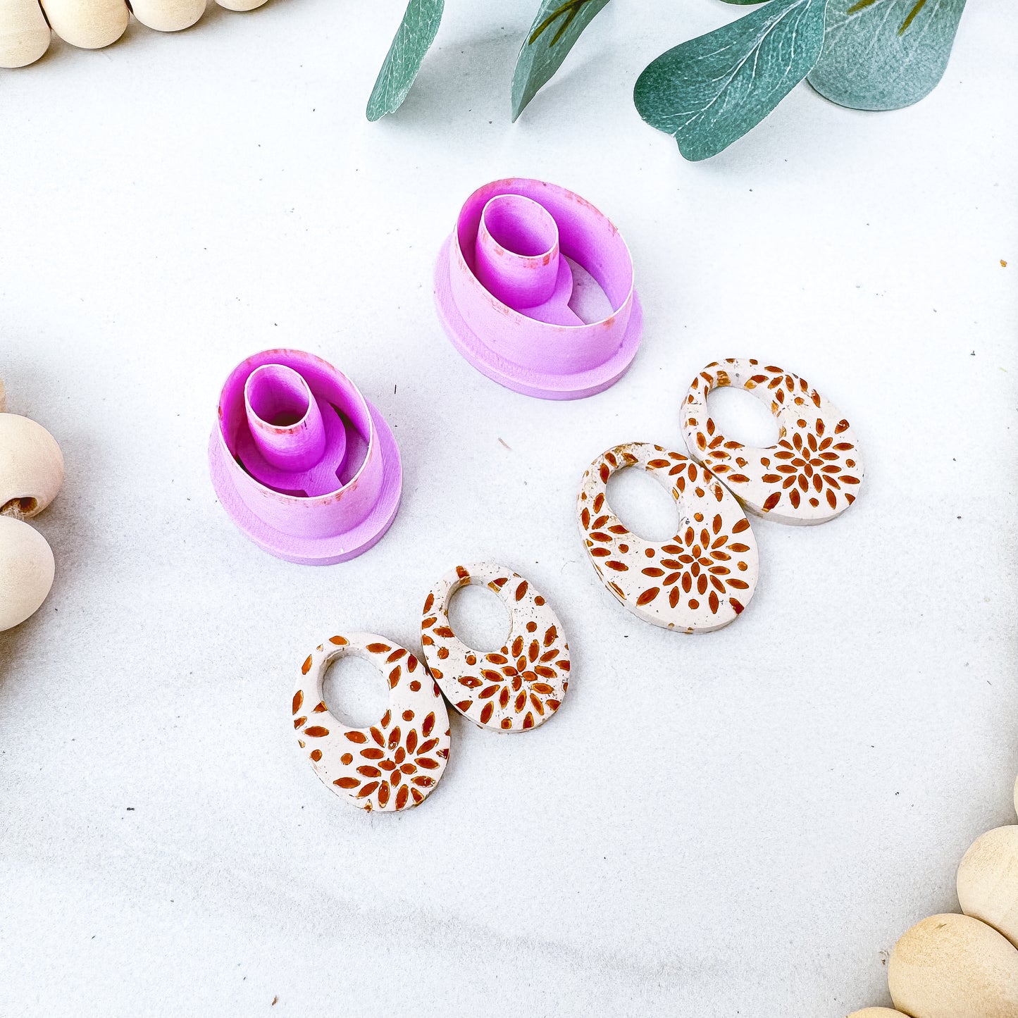 Oval LG Hoop/CJR Dangle Clay Cutter - February 2026 Launch