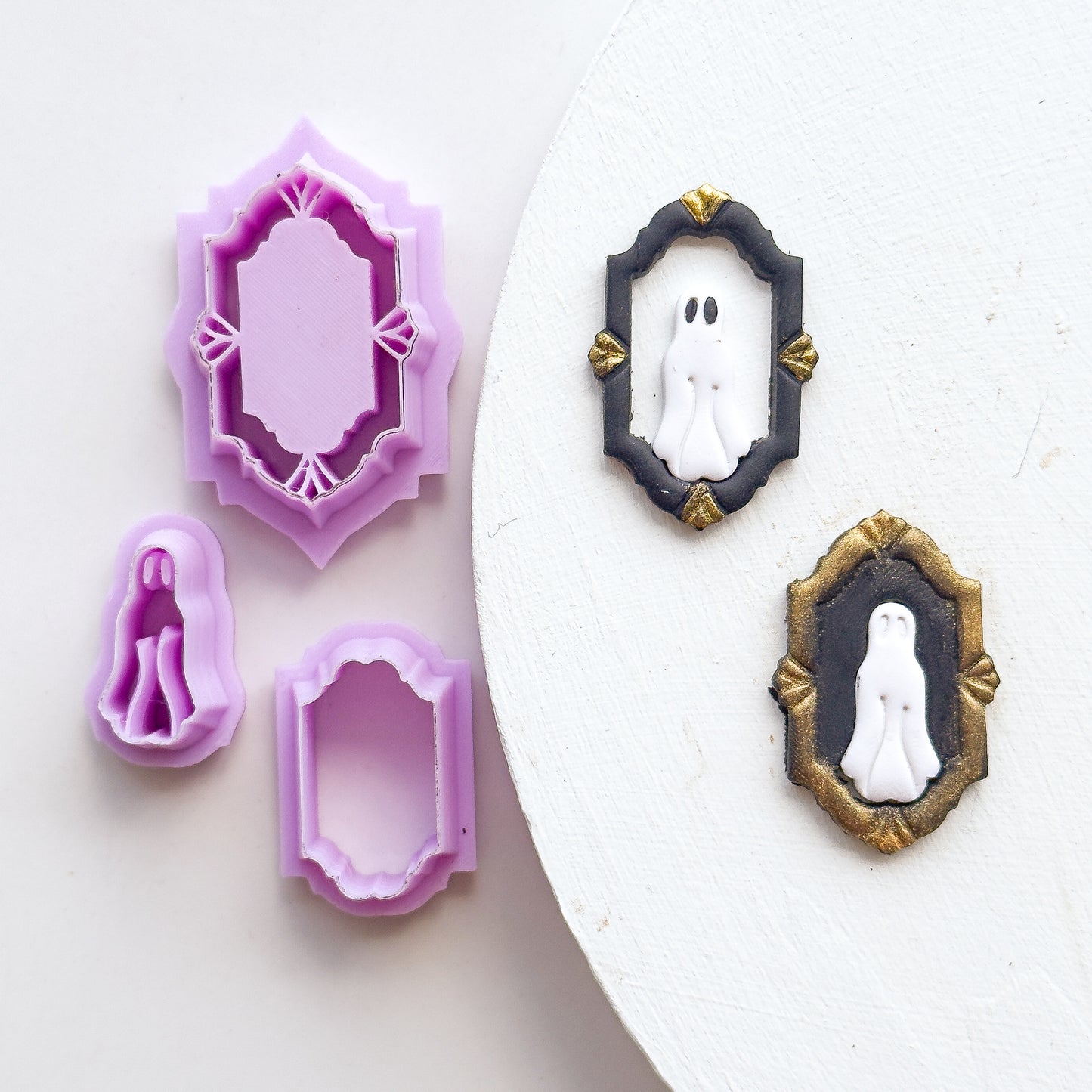 Spooky Ghost Frame Clay Cutter Set- July 2025 Launch
