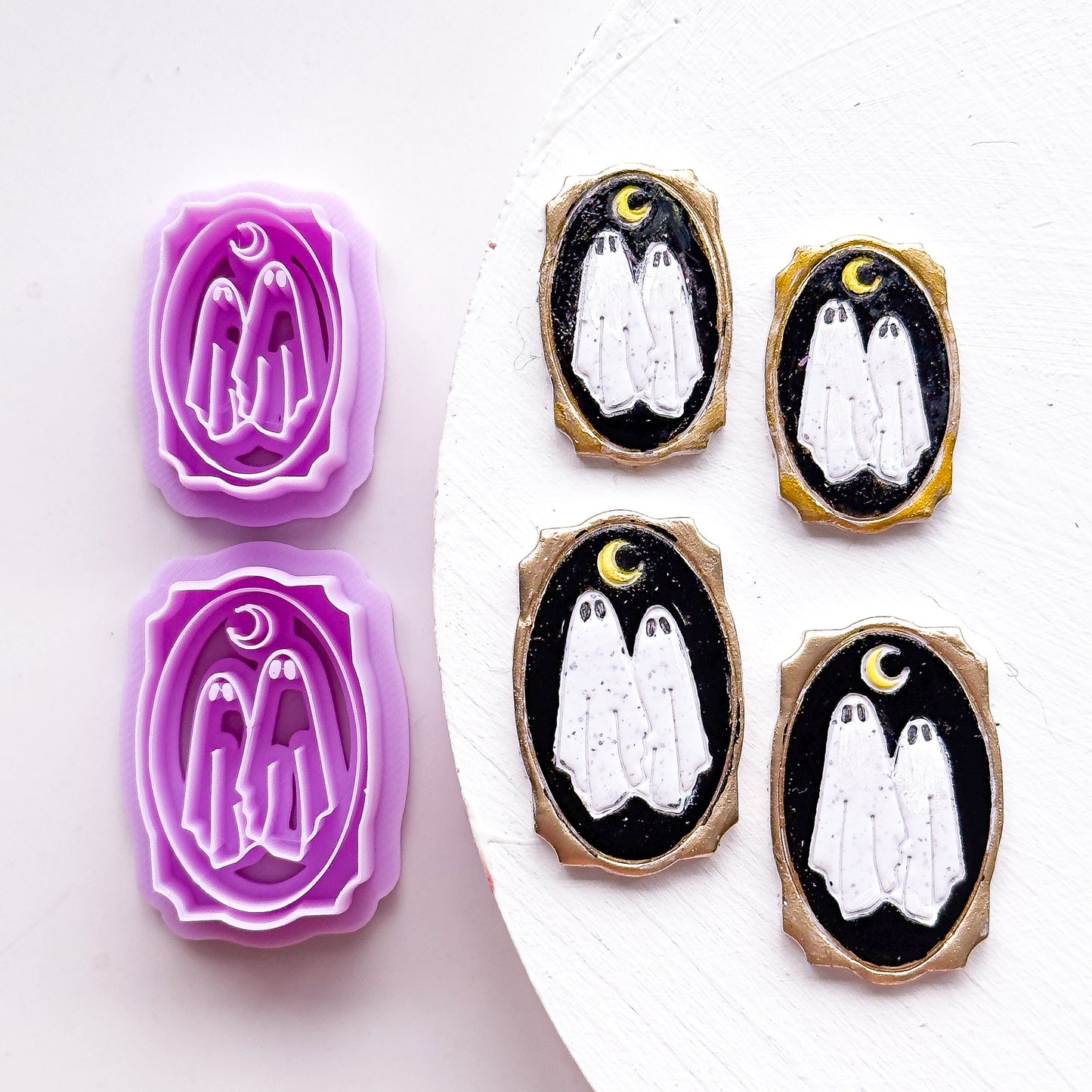 Framed Midnight Ghosts Clay Cutter - July 2025 Launch