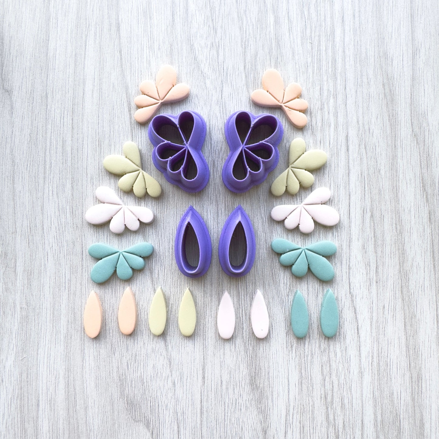 Gemma - Statement Scalloped Stud Set - Clay Cutter March 2024 Launch
