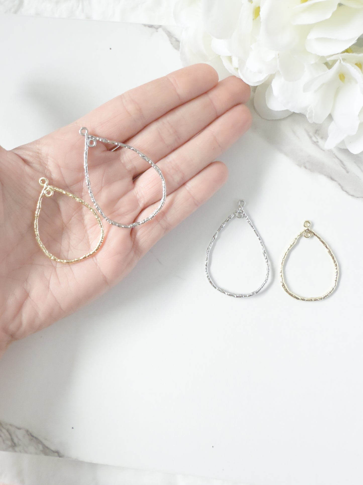Teardrop Double Dangle Charm (10 PIECES) - September 2025 Launch