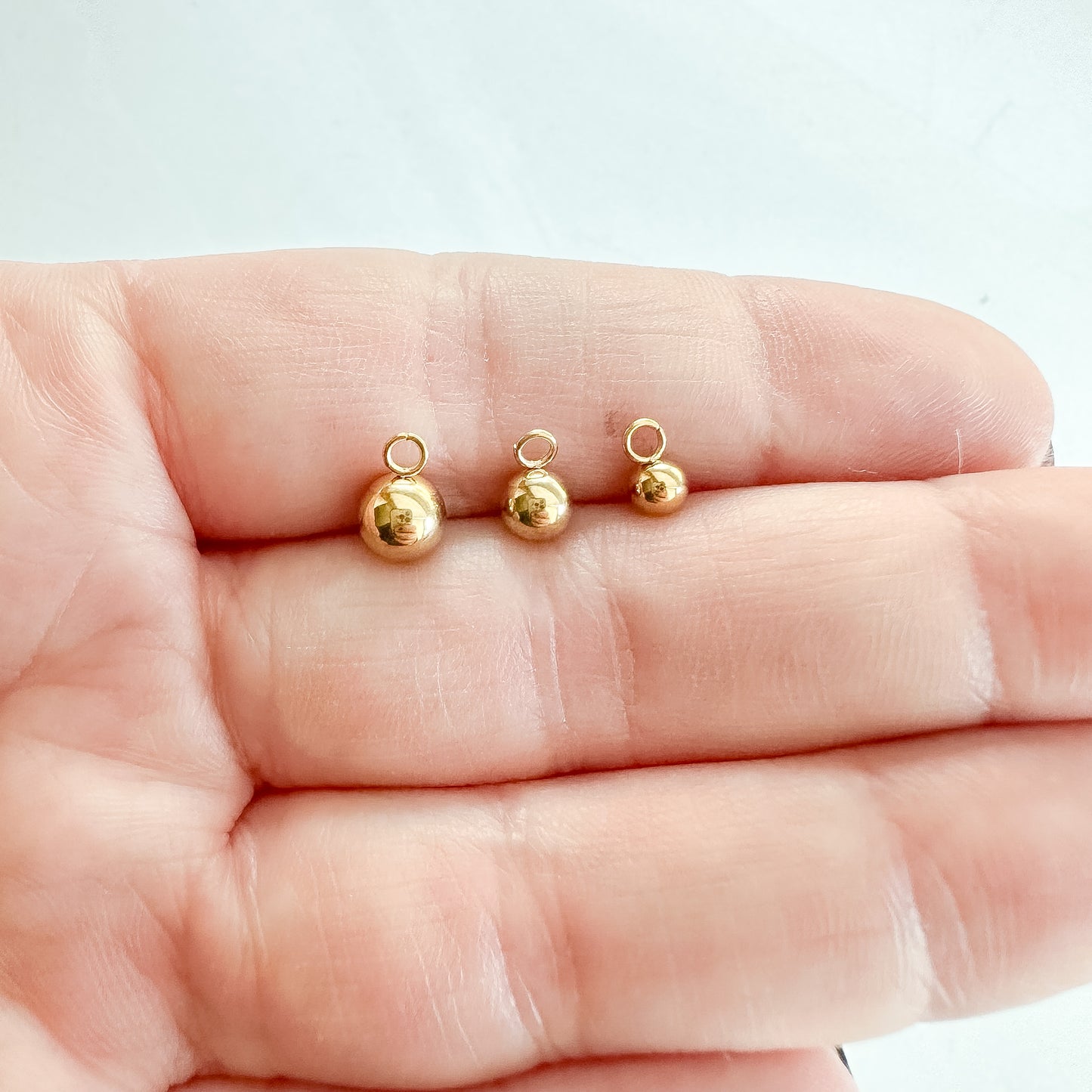 Ball Charm Dangles - 20 PIECES - OCTOBER LAUNCH