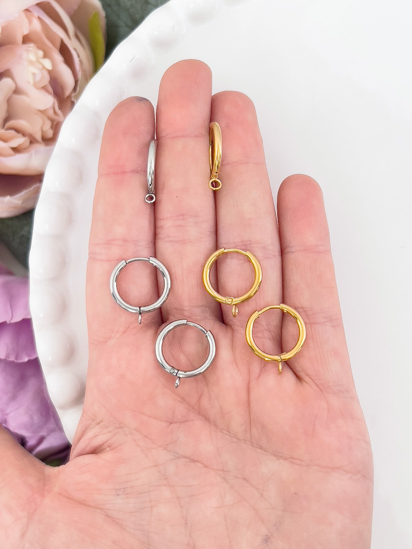 C-Shape Click Connect Stud Finding Forward Facing Loop- 10 PIECES - June Launch