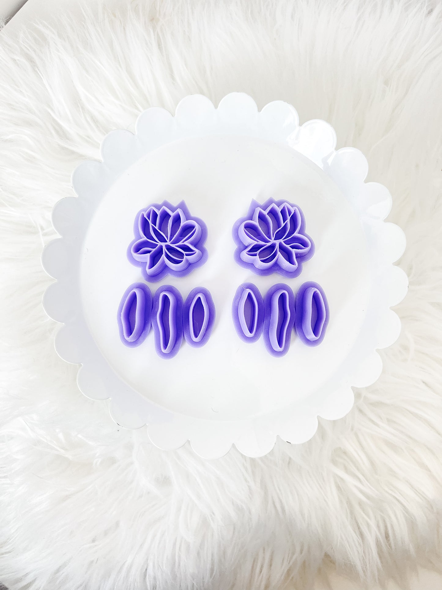 Lotus Dangle Mirrored Set - October Launch