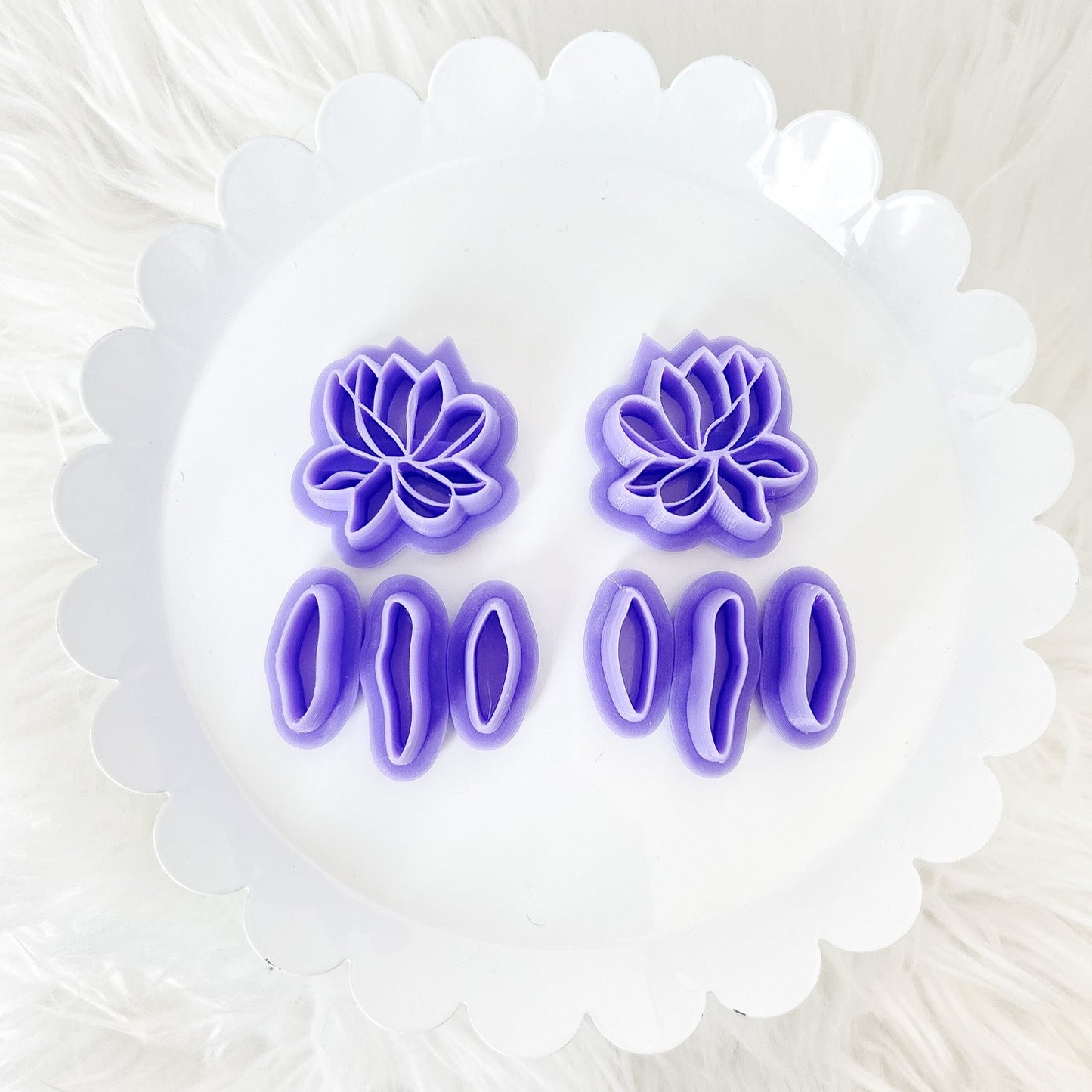 Lotus Dangle Mirrored Set - October Launch