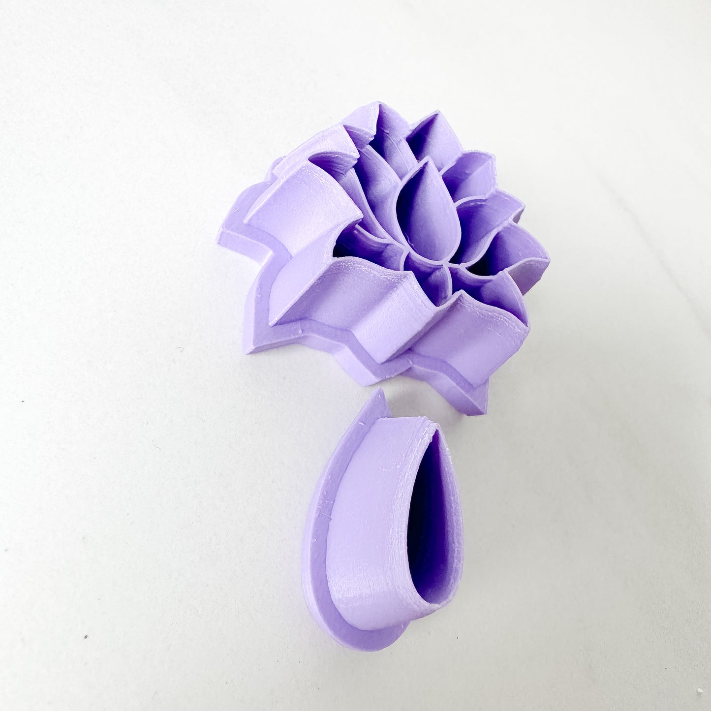 Lotus Teardrop Dangle Set - Clay Cutters - October Launch