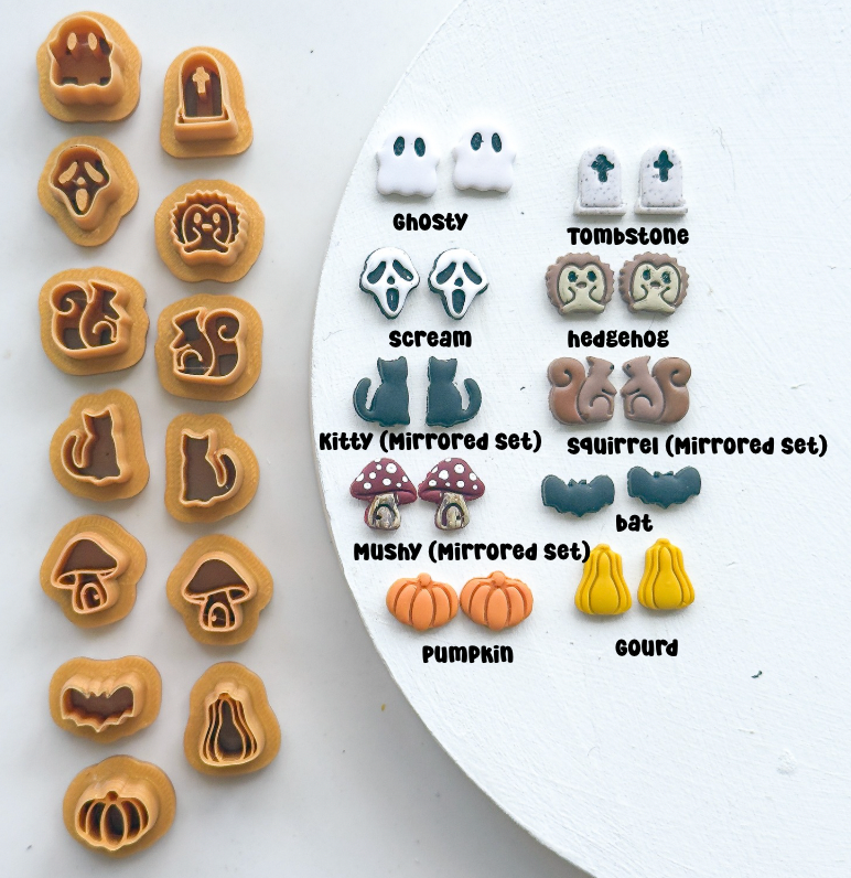 Autumn Studs Clay Cutter - July 2025 Launch
